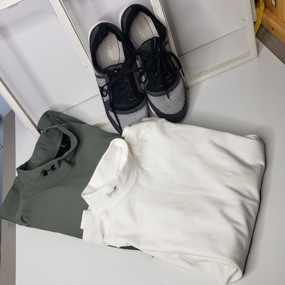 Under Armour Compression Under Layer Mockneck Athletic Outdoors Top Medium - Picture 9 of 11